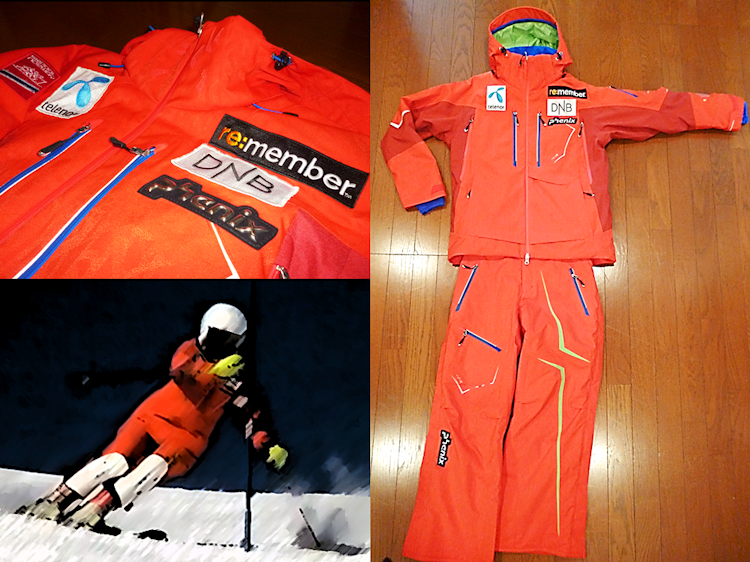 Phenix スキーウェア オレンジ XS ノルウェー スキーウェア ノルウェー